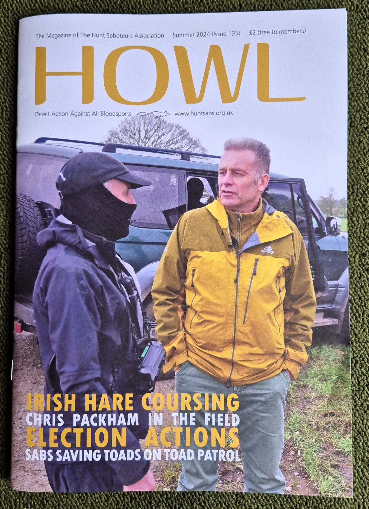 HOWL, the Magazine of the Hunt Saboteurs Association